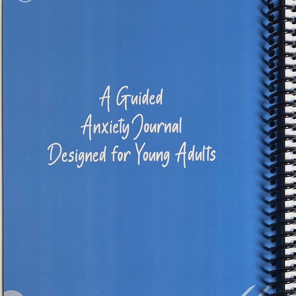Anxiety Journal teens & young adults & prompts+resources www.time2refocus.com